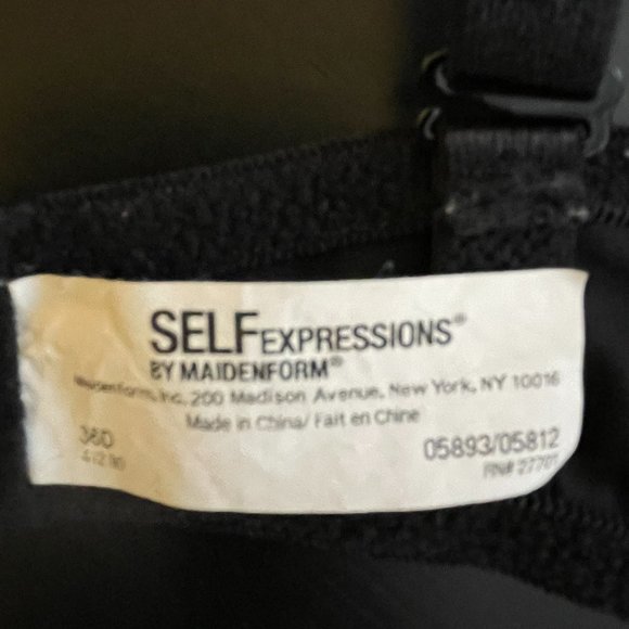 Maidenform - SELF expressions - black padded bra - 36D - Picture 5 of 6